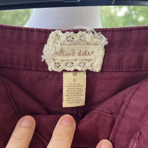 Altar’d State buttons down front pocket mini skirt large - Picture 5 of 6